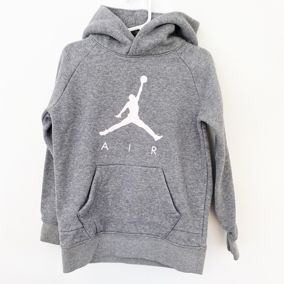 Jordan Grey Hooded Sweatshirt - Picture 1 of 5
